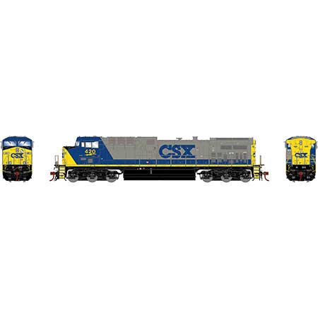 Athearn Genesis 2.0 G31652 HO Scale AC4400CW CSX 420 with DCC Sound