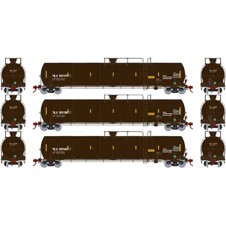 Athearn Genesis G25614 HO Scale 33,900 Gallon LPG Tank Car 3 Pack