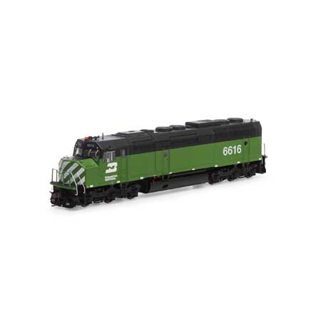 Athearn Genesis G28613 HO Scale EMD F45 Burlington Northern BN 6616 DC ...