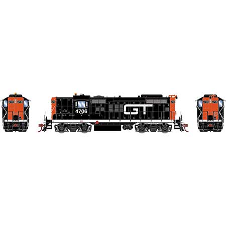 Athearn Genesis G30634 HO Scale EMD GP18 Grand Trunk Western GTW 4706