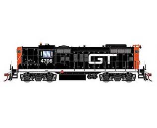 Athearn Genesis G30634 HO Scale EMD GP18 Grand Trunk Western GTW 4706