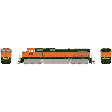 Athearn Genesis G31668 HO Scalle Dash 9-44CW BNSF 4790 DCC Sound