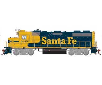 Athearn Genesis G66253 HO EMD GP39-2u Santa Fe ATSF 3415