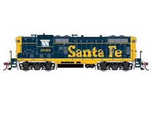 Athearn Genesis G82608 HO Scale EMD GP7 Santa Fe ATSF 2819 — White