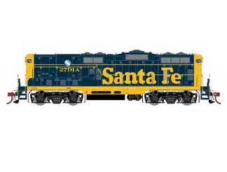 Athearn Genesis G82609 HO Scale EMD GP7B Santa Fe ATSF 2791A