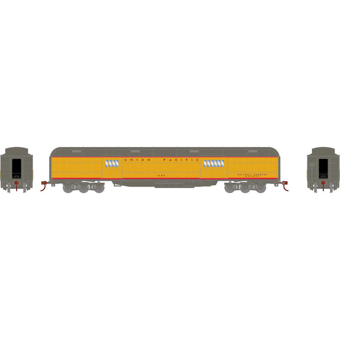 Athearn RTR 88211 HO Scale Heavyweight Baggage Passenger Car Union Pacific 1388