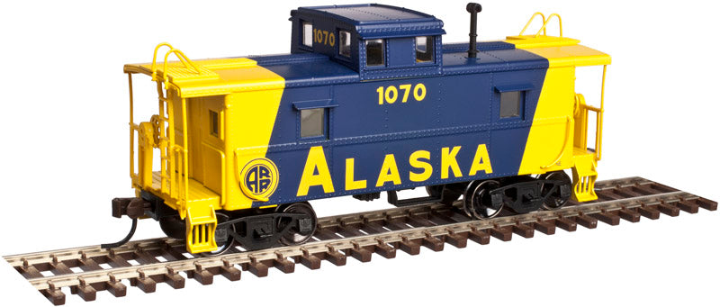 Atlas Trainman 20003671 HO Scale Center Cupola Steel Caboose Alaska Ra