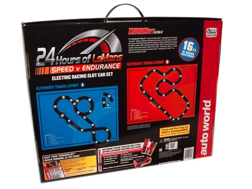 Autoworld Slot Car Track deals 24 Hours of Lemans Speed vs. Endurance 16ft of Track