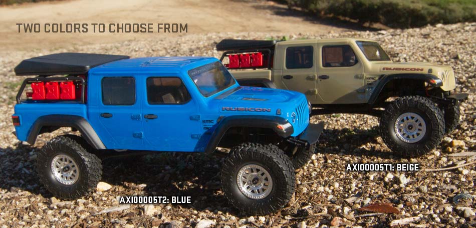 Axial AXI00005T2 SCX24 1/24 4x4 RTR Jeep Gladiator Crawler Blue