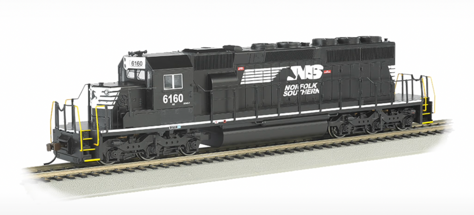 Bachmann 66473 N Scale EMD SD40-2 Norfolk Southern NS 6160 DCC Sound