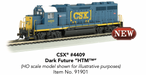 Bachmann Big Hauler 91901 G Scale (1:29) EMD GP40 CSX YN3 4409