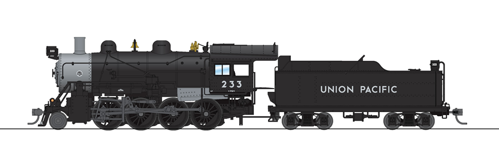 BLI 6353 HO Scale 2-8-0 Consolidation Steam Locomotive Union Pacific UP 233 DCC Sound