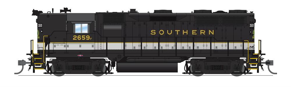 Broadway Limited BLI 7545 HO Scale EMD High Hood GP35 Southern "Tuxedo" 2659 Paragon4