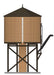 Broadway Limited Imports 7911 HO Scale Wood Water Tower - Brown (Operating/Sound)