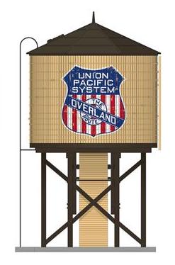 Broadway Limited Imports 7924 HO Scale Wood Water Tower - Union Pacific UP (Operating/Sound)