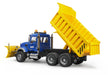 Bruder 02825 MACK Granite Dump Truck with Snow Plow Blade