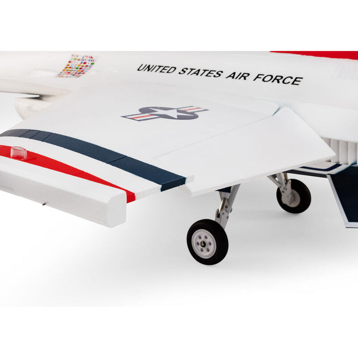 E-flite EFL87950 F-16 Thunderbird 80mm EDF Jet BNF Basic with ASX3 and Safe Select