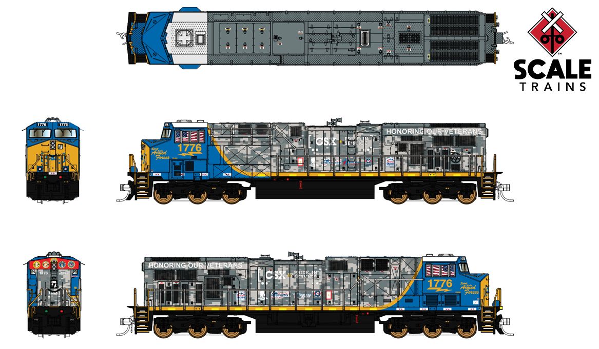 Fox Valley Models 10014 N Scale ES44AH 