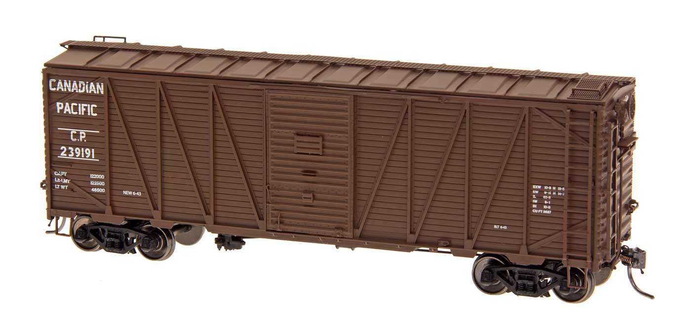 Intermountain 46075 HO Scale 40' WWII War Emergency Boxcar Canadian Pacific  CP
