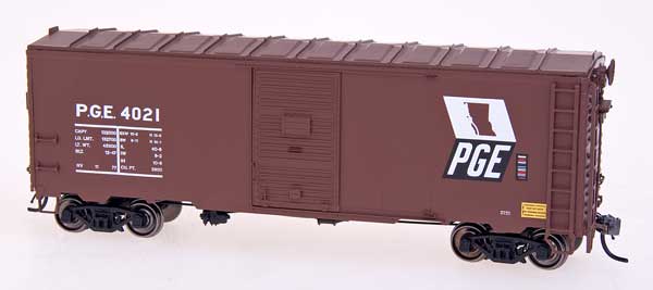 Intermountain 46808-09 HO Scale 40' Modified  Boxcar Pacific Great Eastern PGE 4021 - NOS