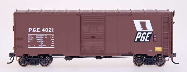 Intermountain 46808-09 HO Scale 40' Modified  Boxcar Pacific Great Eastern PGE 4021 - NOS