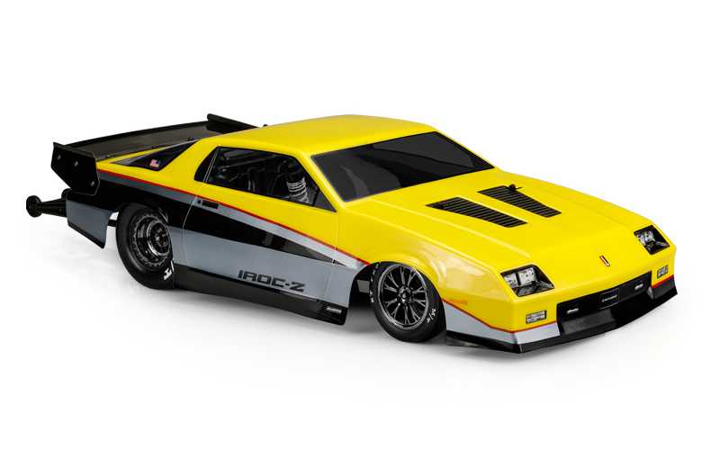 J Concepts 03444 1987 Camaro IROC Street Eliminator Clear Body