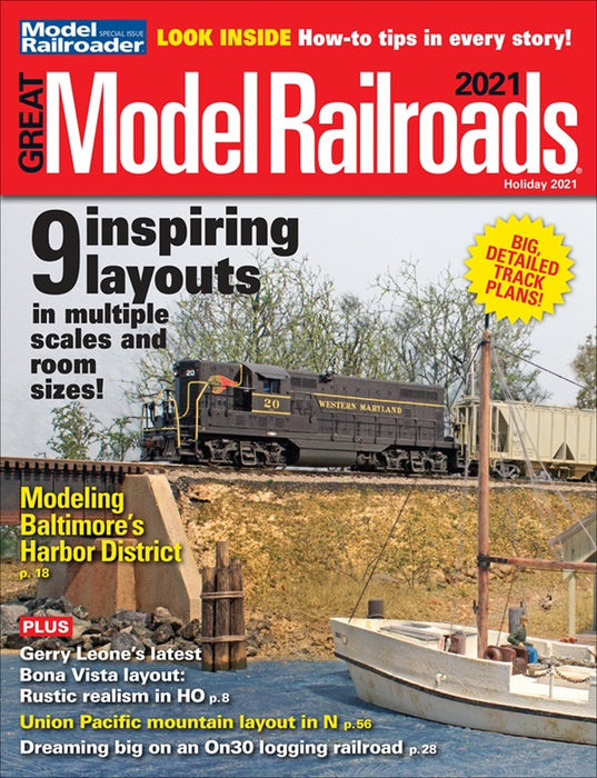 Kalmbach Model Railroader Magazine Great Model Railroads 2021