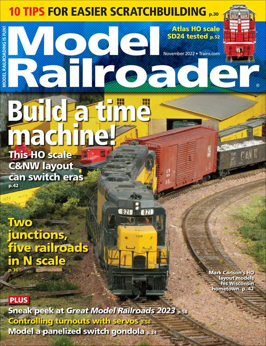 Kalmbach Model Railroader Magazine November 2022