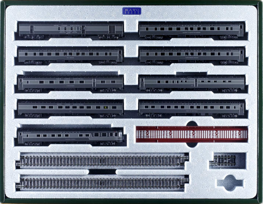 Kato 106-100 N Scale NYC 20th Century Limited 9 Car Base Set