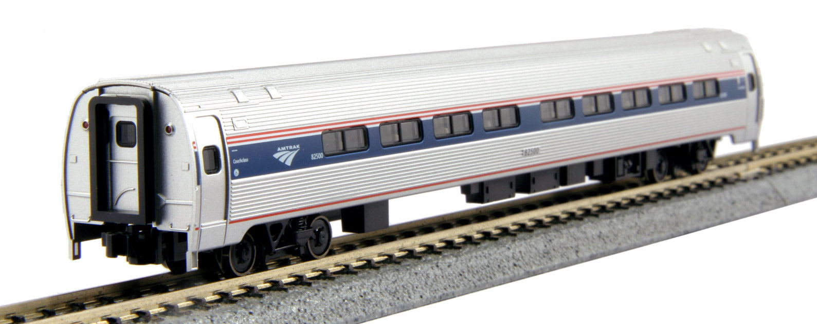 Kato 106-8001 N Scale Amtrak  ACS-64 621 Amfleet I 5 Unit Set- USED