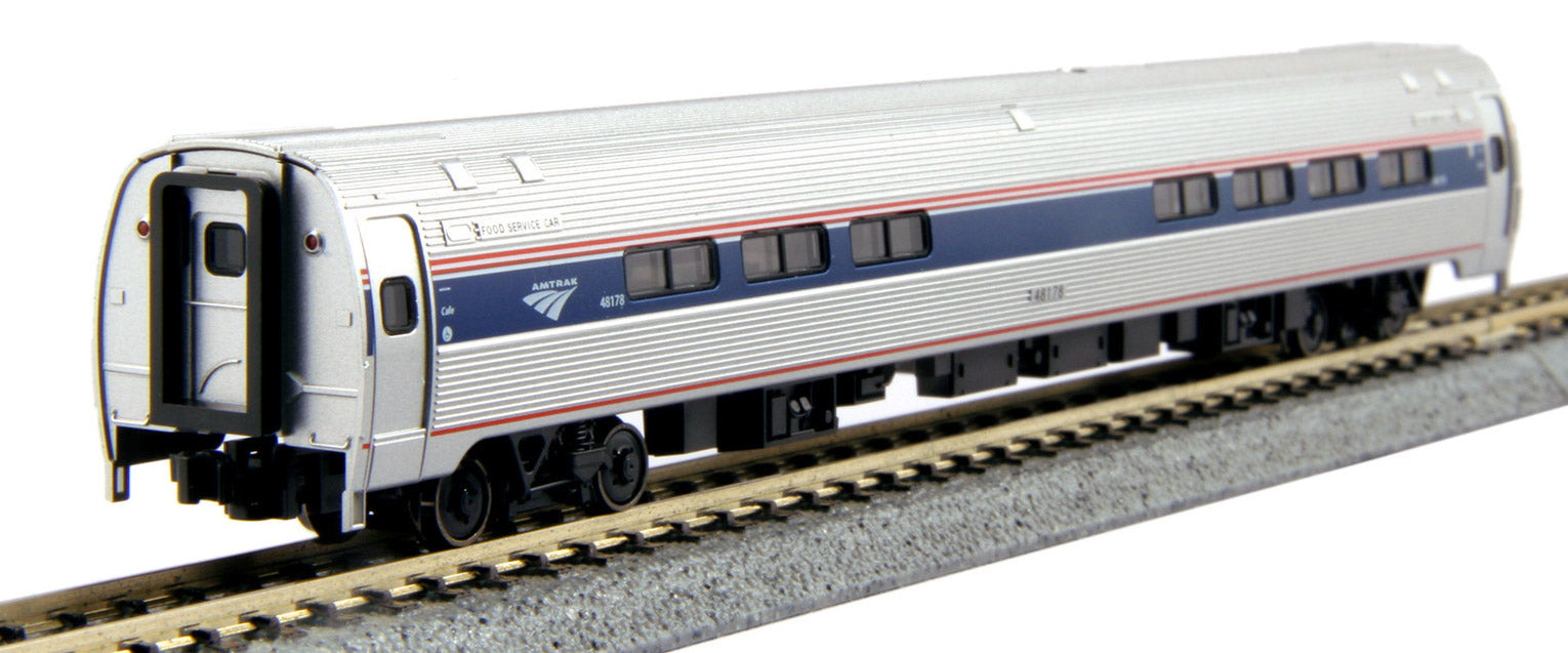 Kato 106-8001 N Scale Amtrak  ACS-64 621 Amfleet I 5 Unit Set- USED