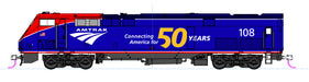 Kato 37-6115LS HO Scale GE P42 Genesis Phase VI Amtrak "50th" 108 DCC and LokSound