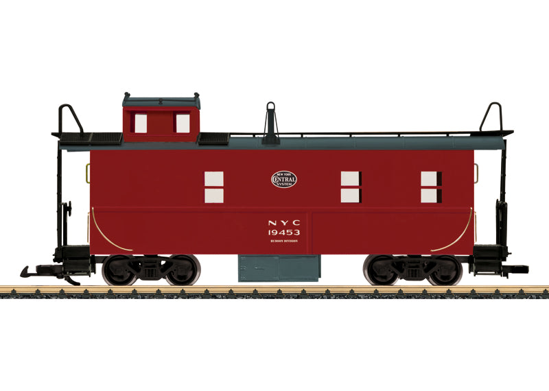 LGB 42793 G Gauge Red Caboose Undecorated with Decal Lettering for 5 Railroads