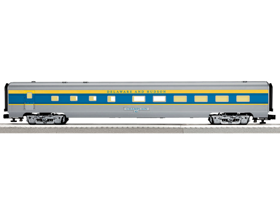 Lionel 2127380 O Scale Legacy 21" StationSounds "Champlain" Diner Car Delaware & Hudson D&H 