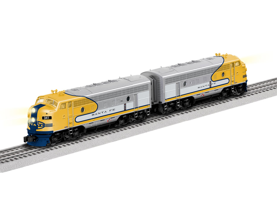 Lionel 2233810 O Scale LEGACY EMD F7A-A Set Santa Fe ATSF 341 344 BTO