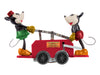 Lionel 2335190 O Gauge Mickey Mouse and Minnie Mouse Handcar - Red