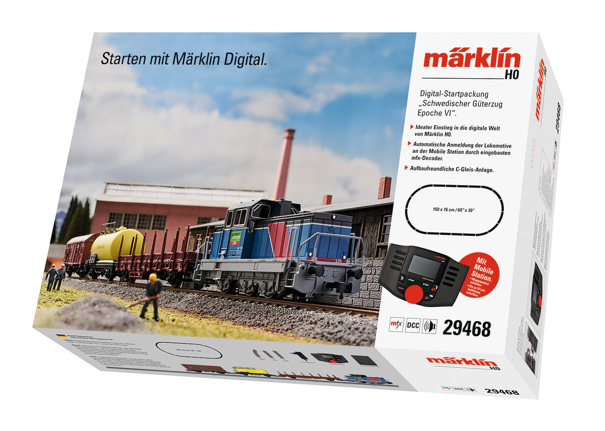 Märklin Start Up 29952 HO Scale Auto Transport Starter Train Set — White  Rose Hobbies