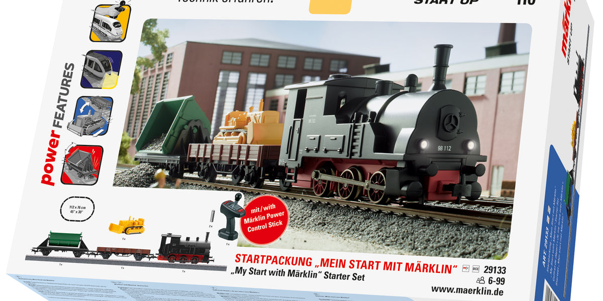 Märklin Start Up 29952 HO Scale Auto Transport Starter Train Set — White  Rose Hobbies