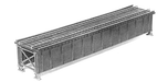 Micro Engineering Company 75-501 HO Scale 50' Deck Girder Bridge with Open Deck Kit