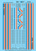 Microscale 87-518 HO Scale Amtrak Superliner Phase III Decals