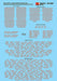 Microscale Decals 87-636 HO Scale Union Pacific Heavyweight Passenger Cars (1947-1991)