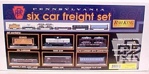 MTH 30-7007 O Gauge 6 Car Mixed Freight Set - NOS