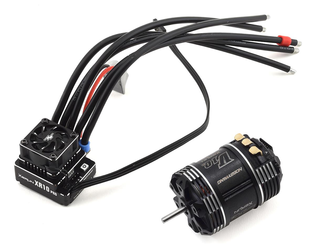 HOBBYWING 38020281 XERUN XR10 Pro G2 ESC with V10 G3 5.5T Brushless Motor