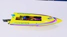 Oxidean Marine Mini-Dom Fiberglass Self Righting Mono RTR RC Boat - Yellow (OXIMDOMF-ARTR-Y + OXM-50