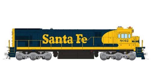 Rapido 042002 HO Scale GE C30-7 Santa Fe "Early Scheme" ATSF 8025