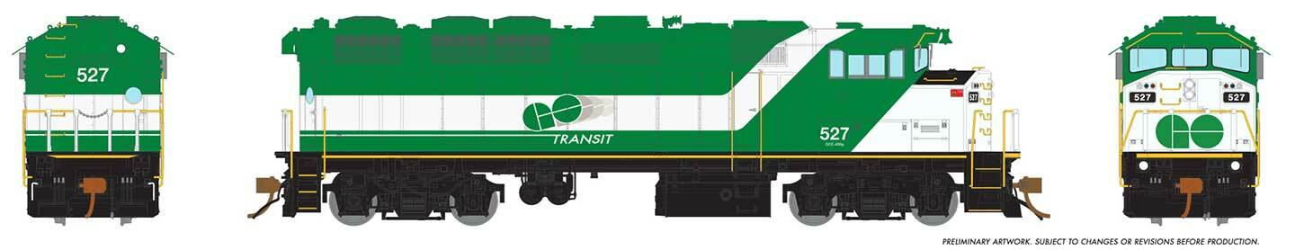 Ho scale cheap go transit