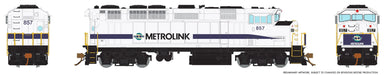 Rapido 19515 HO Scale EMD F59PH Metrolink 873 with DCC and Sound