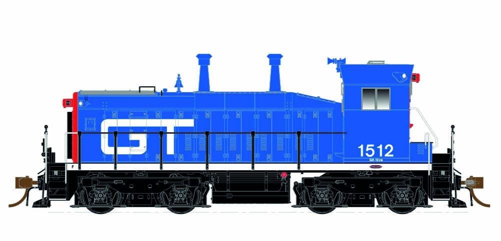 Rapido 27030 HO Scale EMD SW1200 Grand Trunk Western GTW 1517