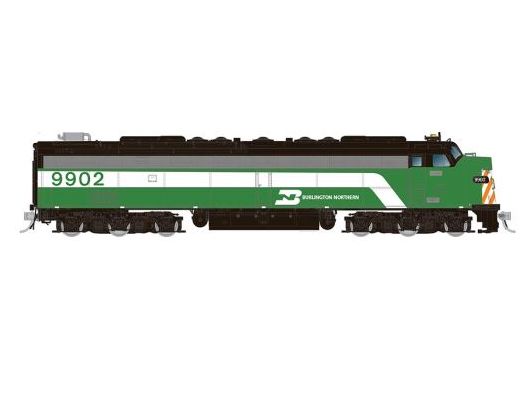 Rapido 28810 HO Scale EMD E8A with HEP Burlington Northern BN 9902 DCC and Sound