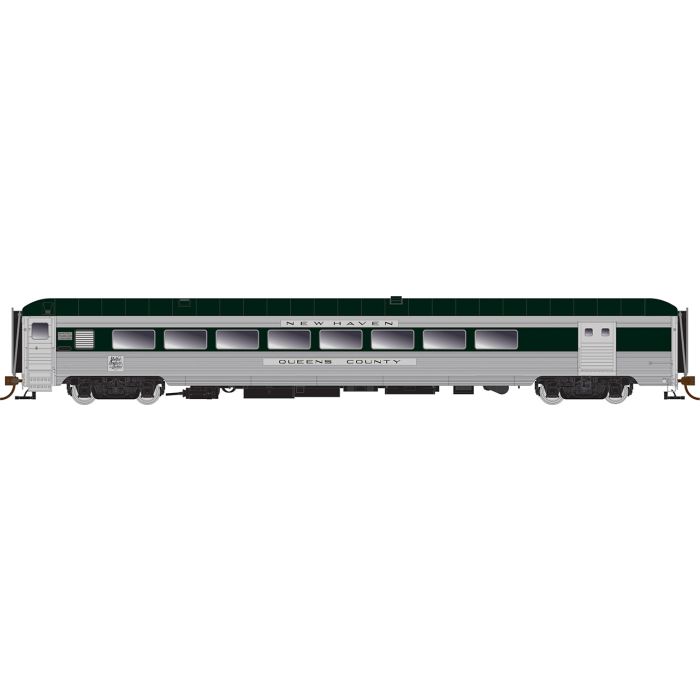 Rapido Trains 134005 HO Scale County Car with Baggage New Haven Hunter Green NH 215 Queens County